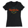 Spatula City Women's T-Shirt Black | Funny Shirt from Famous In Real Life
