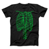 Green Spinal Skeleton Funny Movie Men/Unisex T-Shirt Black | Funny Shirt from Famous In Real Life