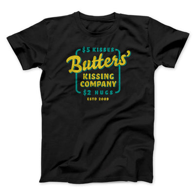 Butter's Kissing Company Men/Unisex T-Shirt Black | Funny Shirt from Famous In Real Life