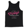 Pinky's Record Shop Funny Movie Men/Unisex Tank Top Black | Funny Shirt from Famous In Real Life