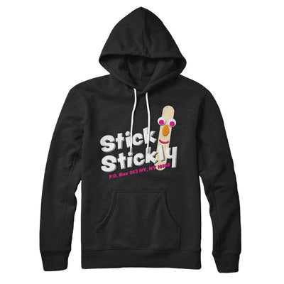 Stick Stickly Hoodie Black | Funny Shirt from Famous In Real Life