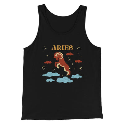 Aries Men/Unisex Tank Black | Funny Shirt from Famous In Real Life