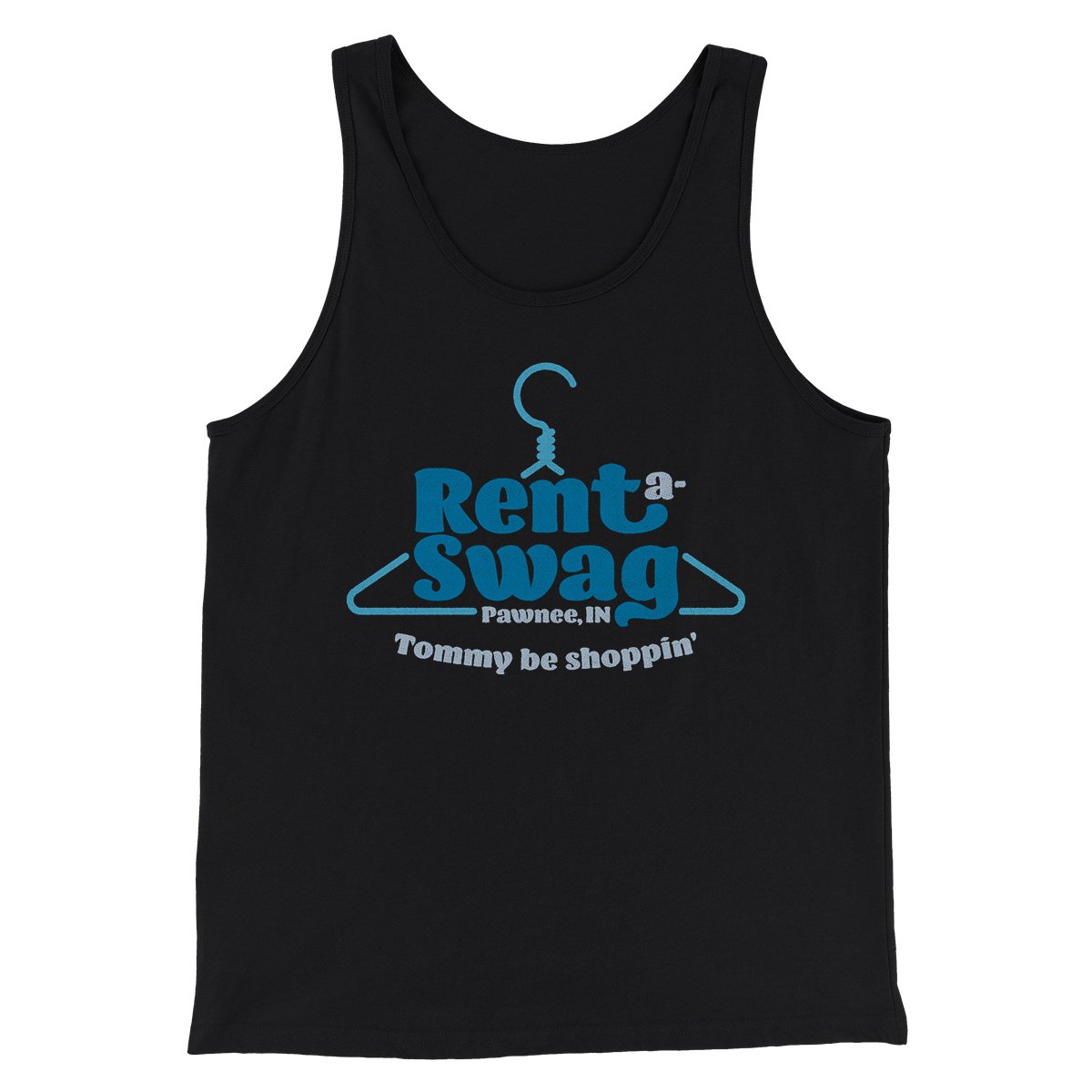 Pawnee Rent-A-Swag Men/Unisex Tank Top | Funny Shirt from Famous In Real Life