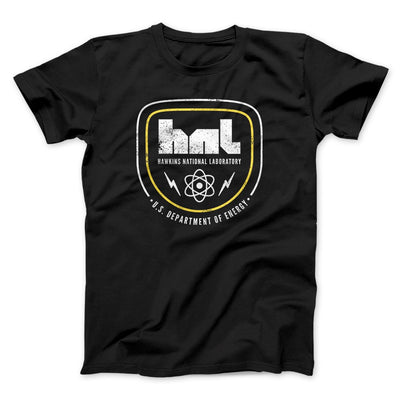 Hawkins National Laboratory Men/Unisex T-Shirt Black | Funny Shirt from Famous In Real Life