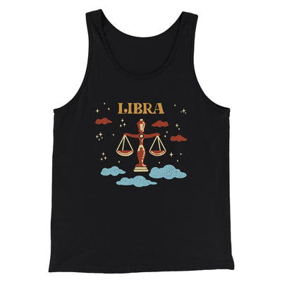 Libra Men/Unisex Tank Black | Funny Shirt from Famous In Real Life