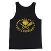 Grill Sergeant Men/Unisex Tank Top Black | Funny Shirt from Famous In Real Life