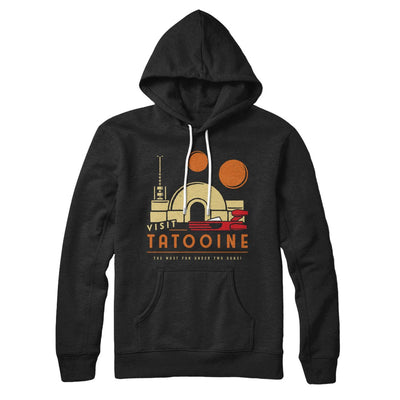 Visit Tatooine Hoodie Black | Funny Shirt from Famous In Real Life
