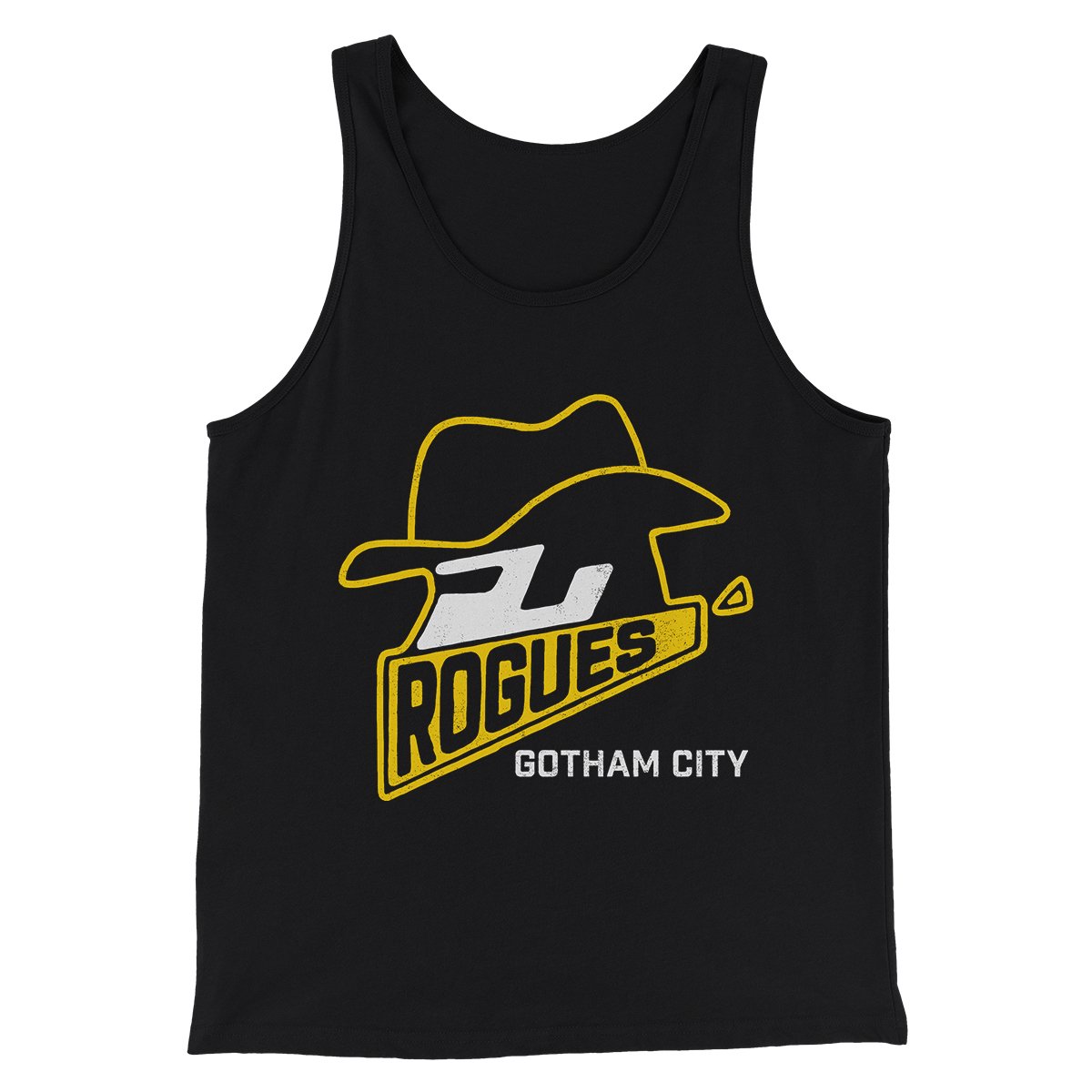 Gotham City Rogues Funny Movie Men/Unisex Tank Top Black | Funny Shirt from Famous In Real Life
