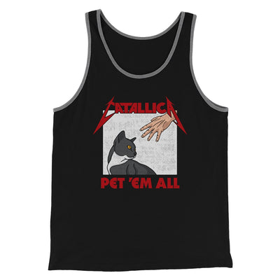 Catallica Men/Unisex Tank Top Black/ Athletic Heather | Funny Shirt from Famous In Real Life