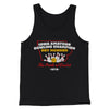 Iowa Amateur Bowling Champion Funny Movie Men/Unisex Tank Top Black | Funny Shirt from Famous In Real Life