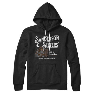 Sanderson Sisters' Bed & Breakfast Hoodie Black | Funny Shirt from Famous In Real Life