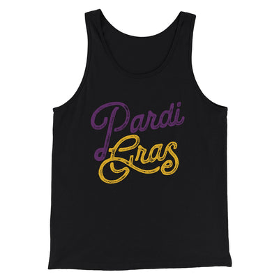 Pardi Gras Men/Unisex Tank Top Black | Funny Shirt from Famous In Real Life