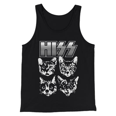 Hiss Men/Unisex Tank Top Black | Funny Shirt from Famous In Real Life