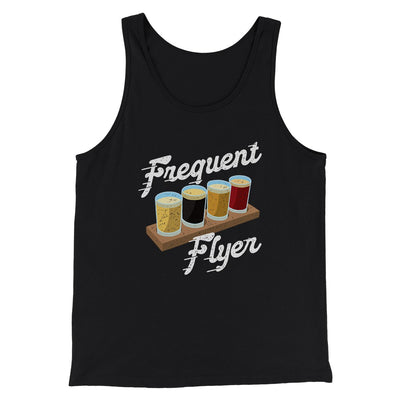 Frequent Flyer Men/Unisex Tank Black | Funny Shirt from Famous In Real Life