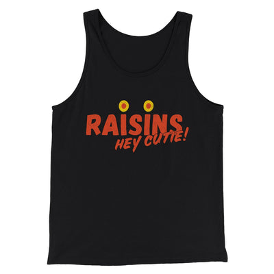 Raisins Men/Unisex Tank Top Black | Funny Shirt from Famous In Real Life