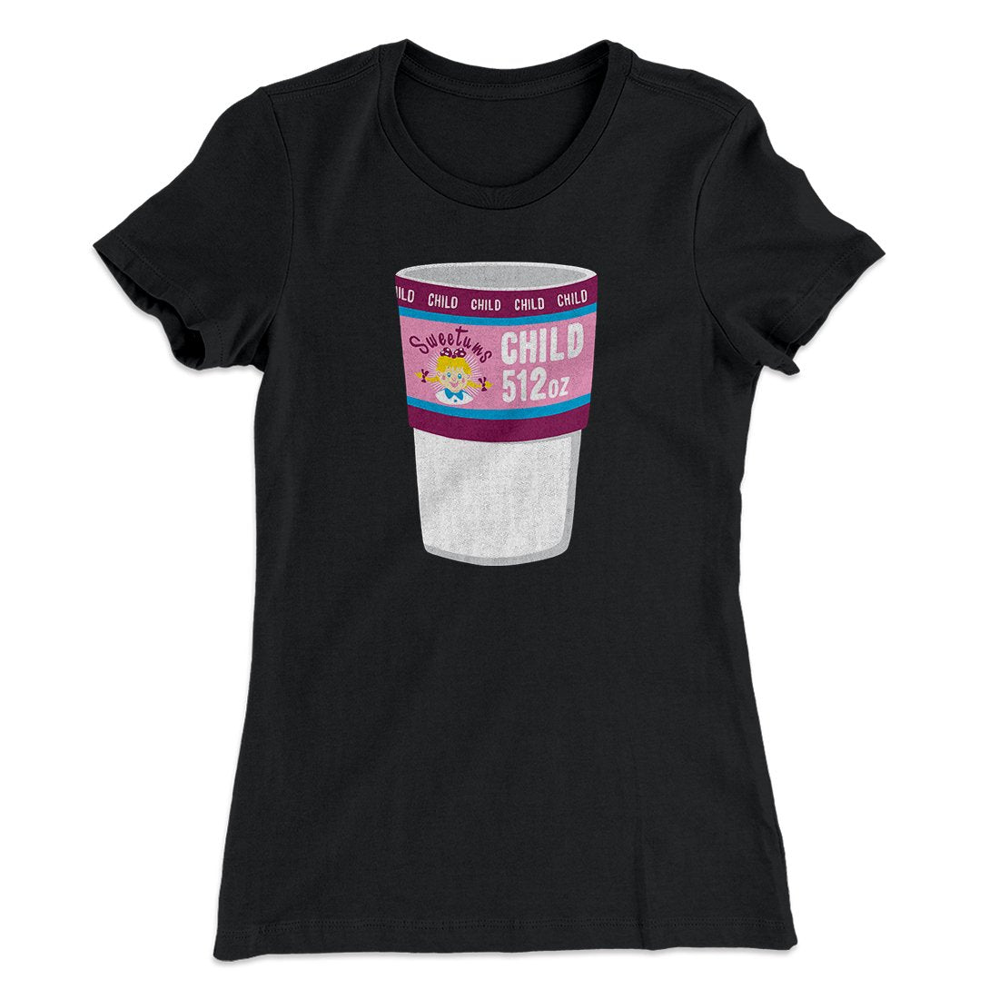 Sweetum's Child Size Soda Women's T-Shirt | Funny Shirt from Famous In Real Life