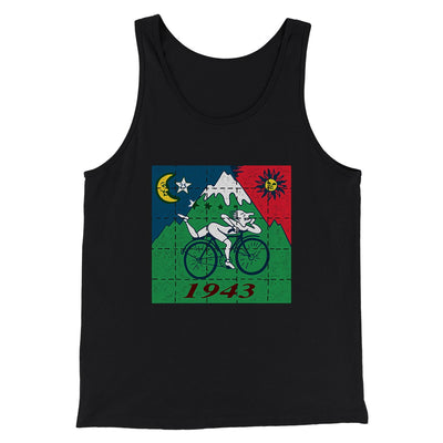 Bicycle Day 1943 Men/Unisex Tank Top Black | Funny Shirt from Famous In Real Life