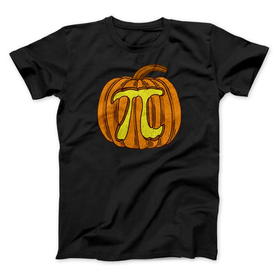 Pumpkin Pi Funny Thanksgiving Men/Unisex T-Shirt Black | Funny Shirt from Famous In Real Life
