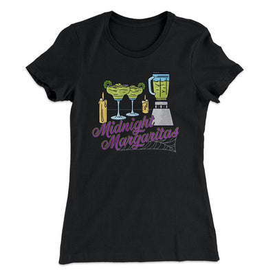 Midnight Margaritas Women's T-Shirt Black | Funny Shirt from Famous In Real Life