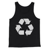 Recycle Symbol Men/Unisex Tank Top Black | Funny Shirt from Famous In Real Life