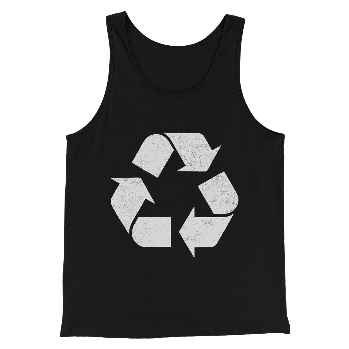 Recycle Symbol Men/Unisex Tank Top | Funny Shirt from Famous In Real Life