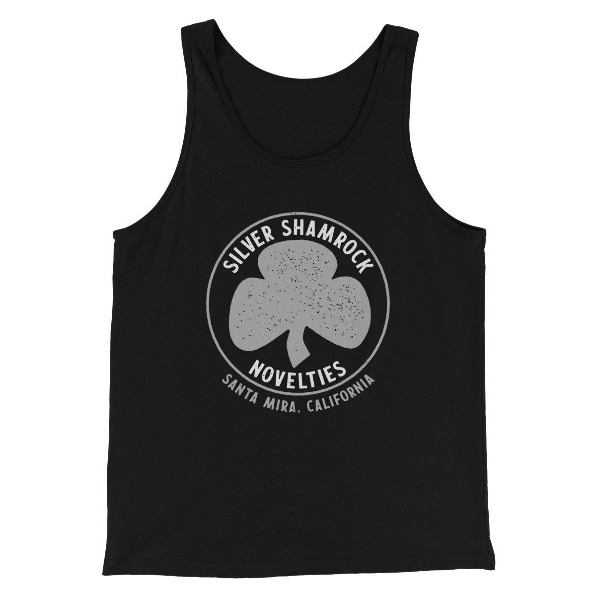 Silver Shamrock Novelties Funny Movie Men/Unisex Tank Top | Funny Shirt from Famous In Real Life