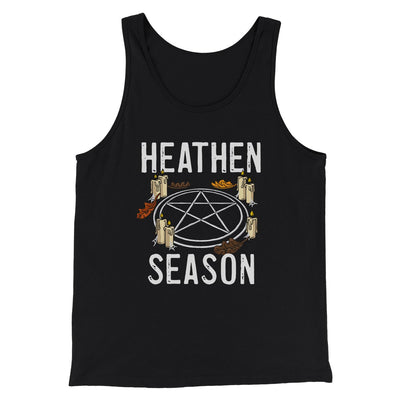 Heathen Season Men/Unisex Tank Top Black | Funny Shirt from Famous In Real Life