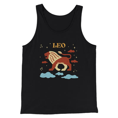 Leo Men/Unisex Tank Black | Funny Shirt from Famous In Real Life