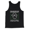 Alabama Leprechaun Amateur Sketch Men/Unisex Tank Top Black | Funny Shirt from Famous In Real Life