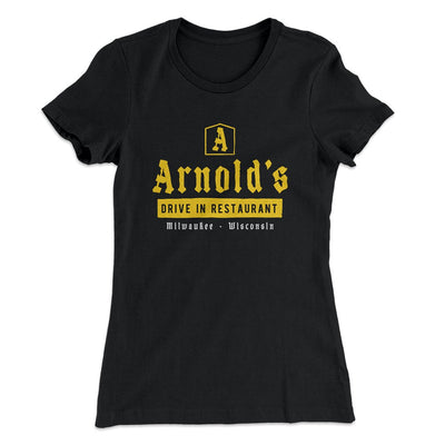 Arnold's Drive In Women's T-Shirt Black | Funny Shirt from Famous In Real Life