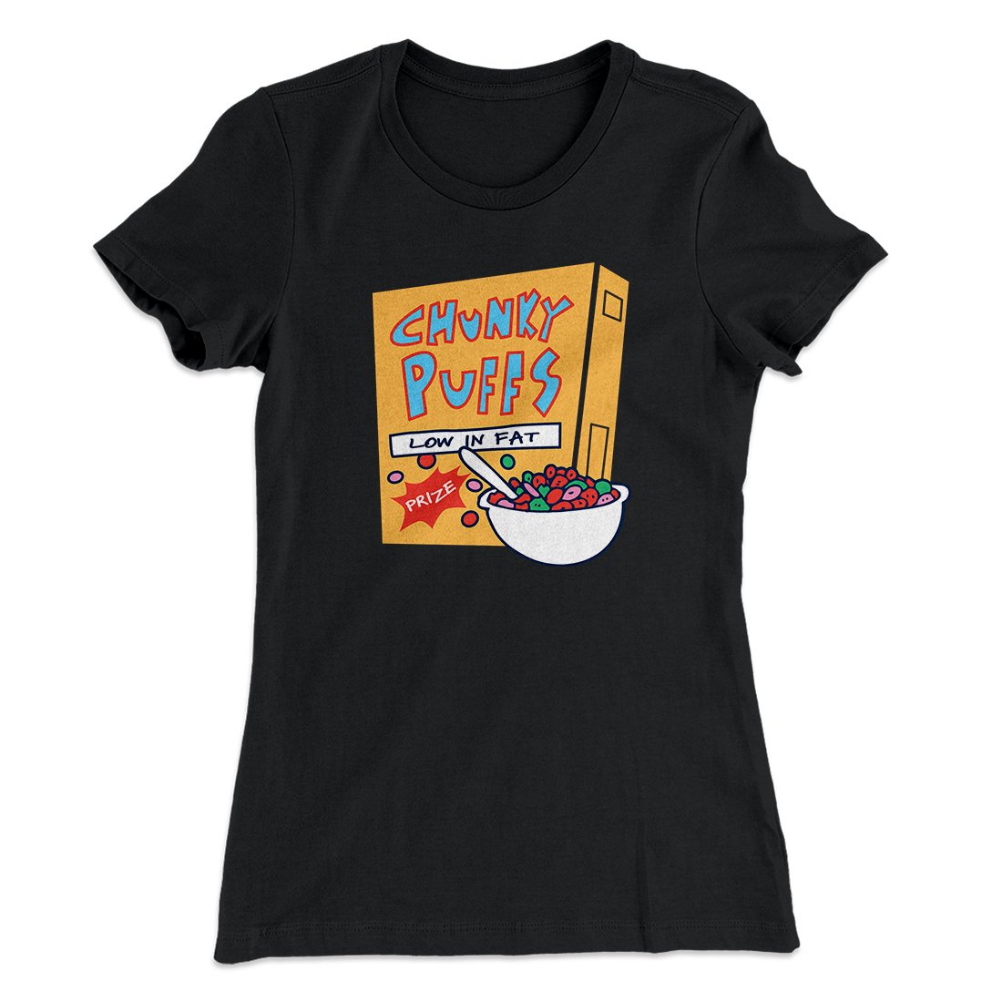 Chunky Puffs Cereal Women's T-Shirt | Funny Shirt from Famous In Real Life