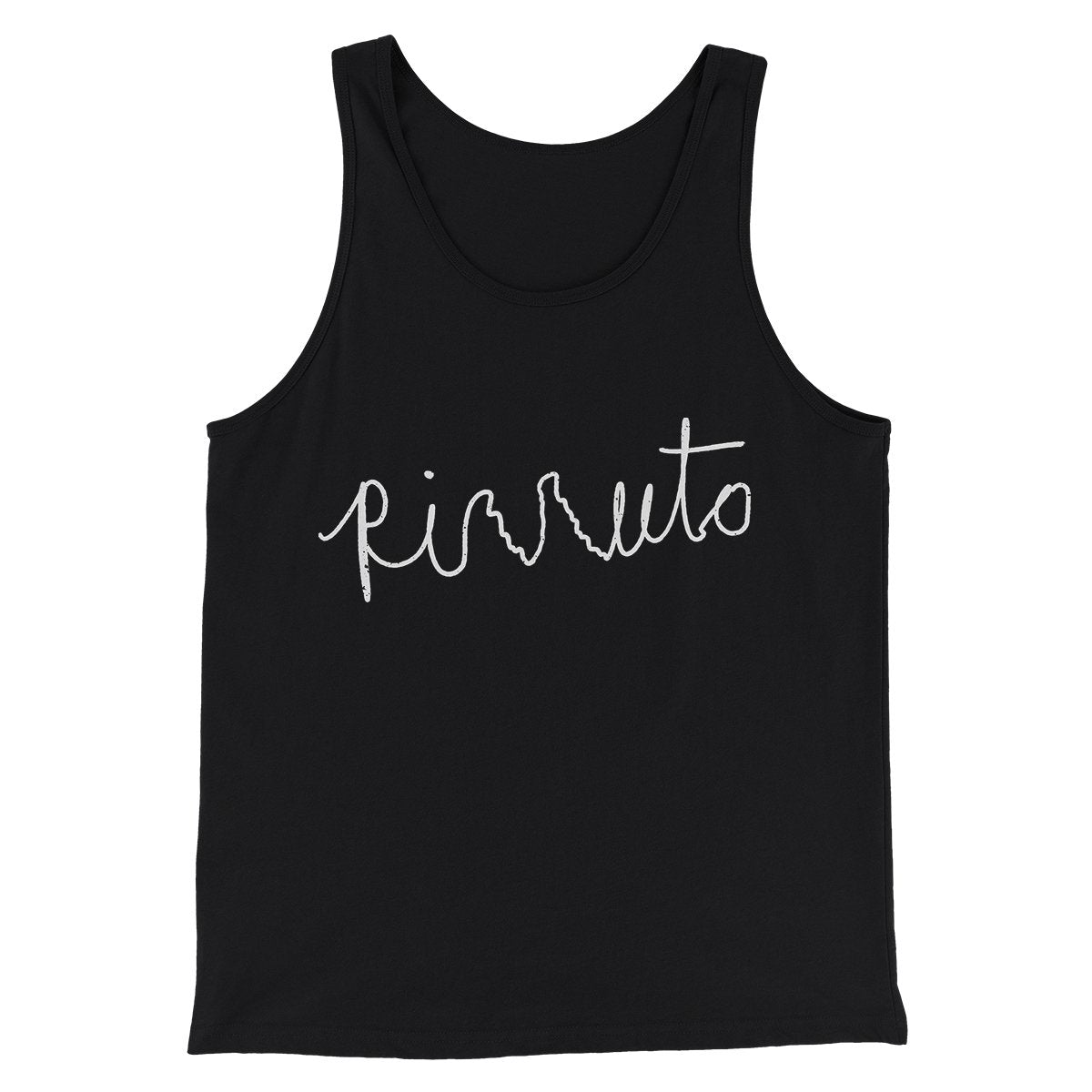 Rizzuto Cursive Funny Movie Men/Unisex Tank Top | Funny Shirt from Famous In Real Life
