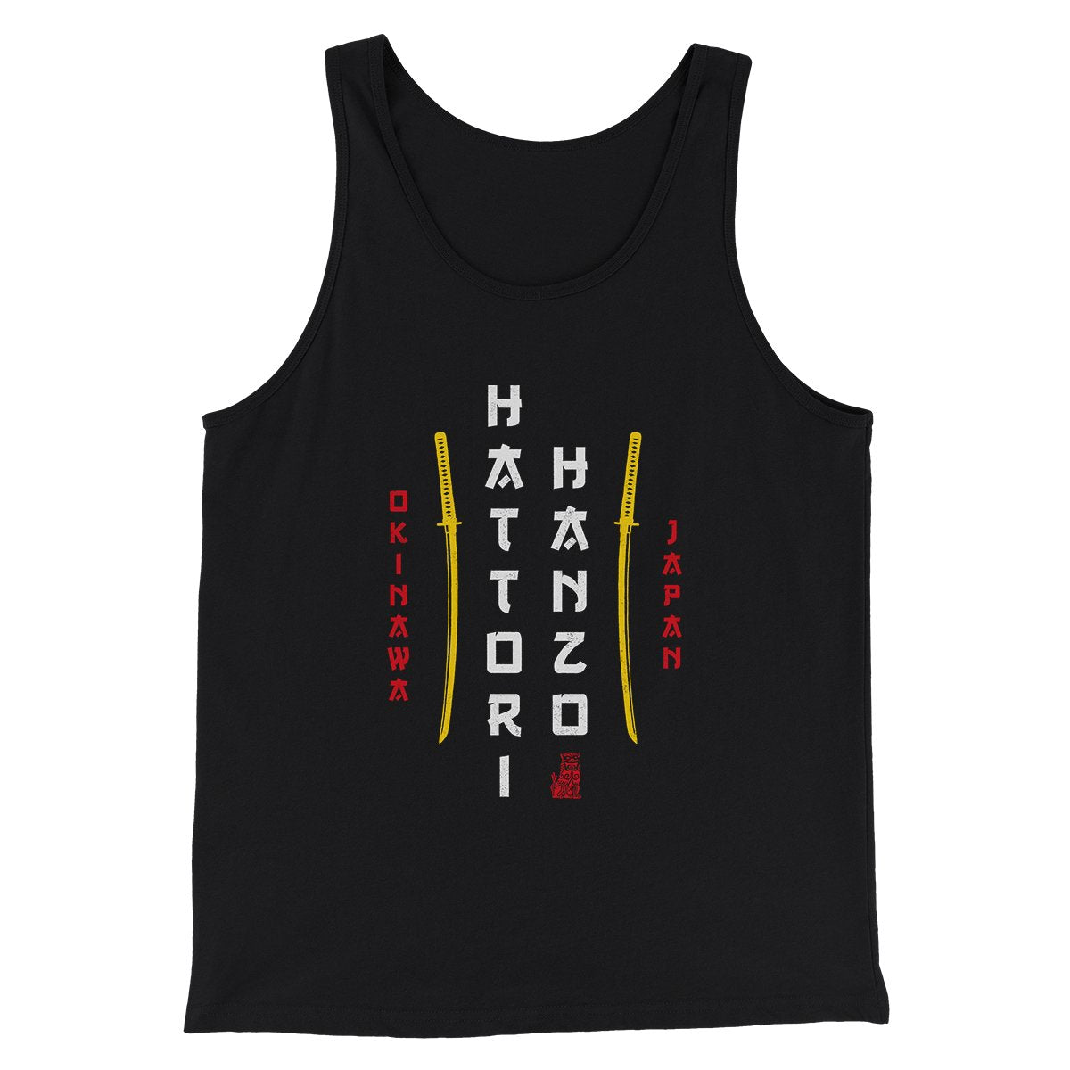 Hattori Hanzo Funny Movie Men/Unisex Tank Top Black | Funny Shirt from Famous In Real Life