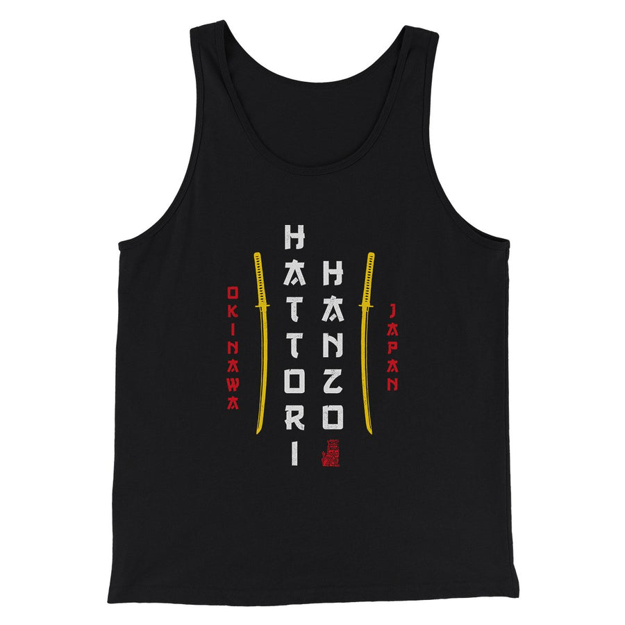 Hattori Hanzo Funny Movie Men/Unisex Tank Top Black | Funny Shirt from Famous In Real Life