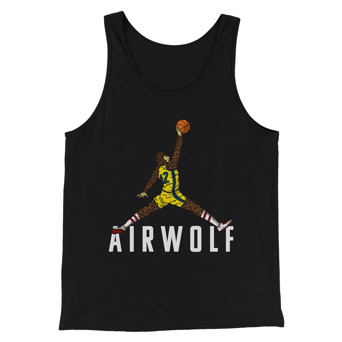 Air Wolf Funny Movie Men/Unisex Tank Top | Funny Shirt from Famous In Real Life