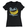 Bluth's Frozen Bananas Women's T-Shirt Black | Funny Shirt from Famous In Real Life