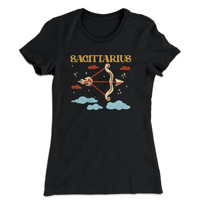Sagittarius Women's T-Shirt Black | Funny Shirt from Famous In Real Life