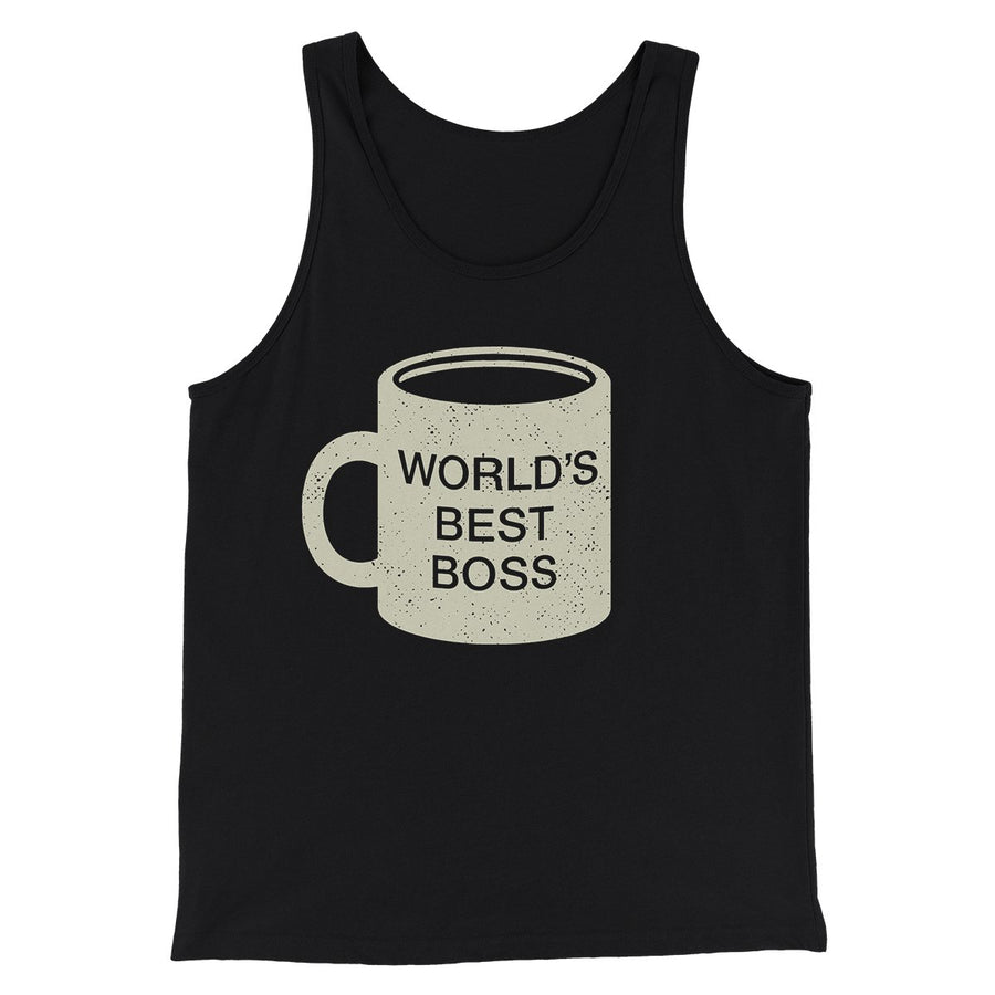 World's Best Boss Men/Unisex Tank Top | Funny Shirt from Famous In Real Life