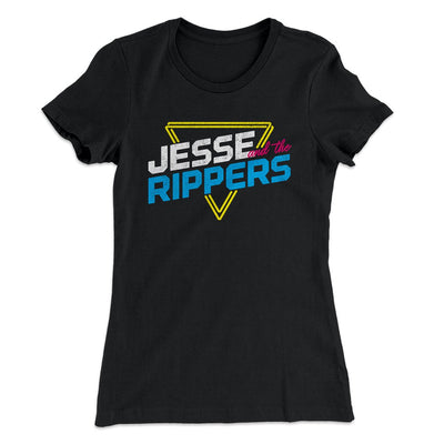 Jesse and the Rippers Women's T-Shirt Black | Funny Shirt from Famous In Real Life