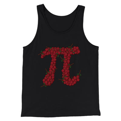 Cherry Pi Men/Unisex Tank Top Black | Funny Shirt from Famous In Real Life