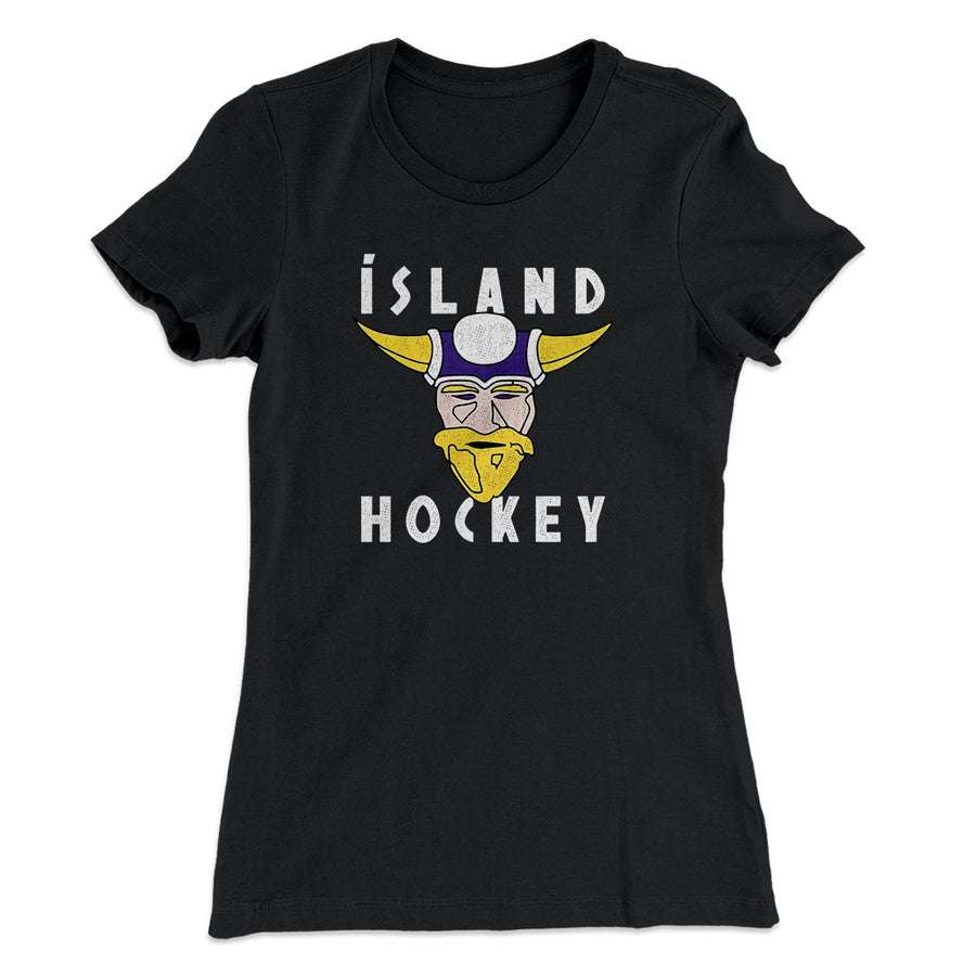 Iceland Hockey Women's T-Shirt | Funny Shirt from Famous In Real Life