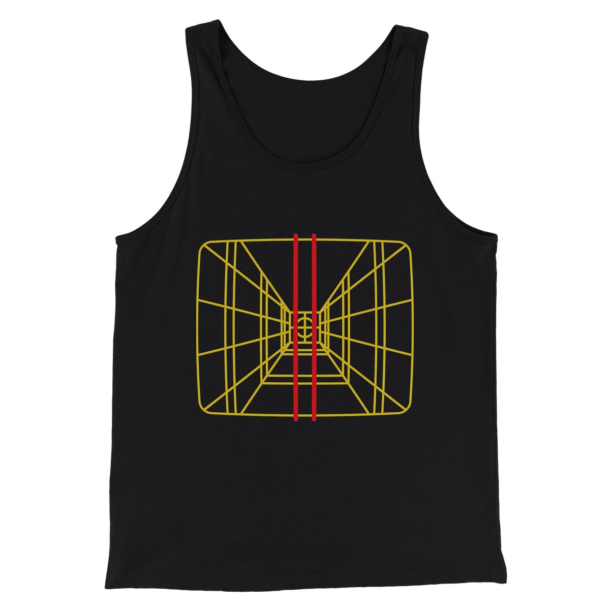 Stay On Target Funny Movie Men/Unisex Tank Top | Funny Shirt from Famous In Real Life