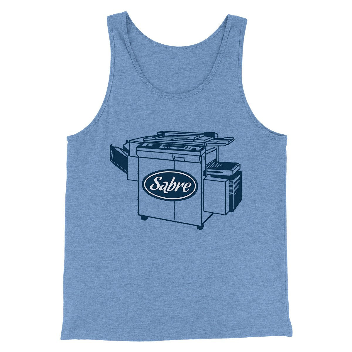 Sabre Printers Men/Unisex Tank Top | Funny Shirt from Famous In Real Life
