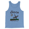 Visit Endor Funny Movie Men/Unisex Tank Top Blue TriBlend | Funny Shirt from Famous In Real Life