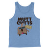 Mutt Cutts Funny Movie Men/Unisex Tank Top Blue TriBlend | Funny Shirt from Famous In Real Life