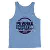 Pawnee Eagleton Unity Concert Men/Unisex Tank Top Blue TriBlend | Funny Shirt from Famous In Real Life
