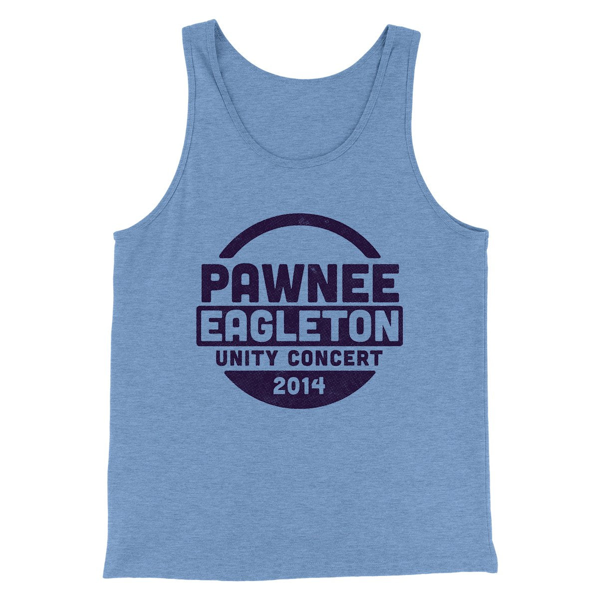 Pawnee Eagleton Unity Concert Men/Unisex Tank Top | Funny Shirt from Famous In Real Life