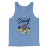 Visit Scarif Funny Movie Men/Unisex Tank Top Blue TriBlend | Funny Shirt from Famous In Real Life