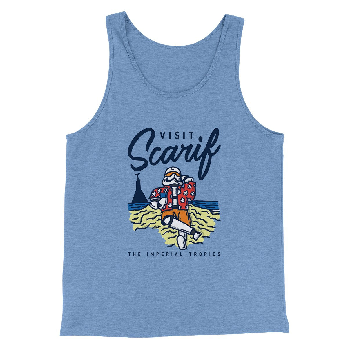 Visit Scarif Funny Movie Men/Unisex Tank Top | Funny Shirt from Famous In Real Life