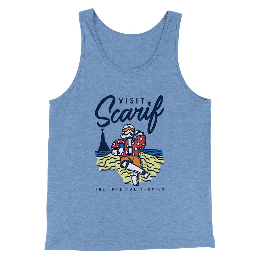 Visit Scarif Funny Movie Men/Unisex Tank Top | Funny Shirt from Famous In Real Life